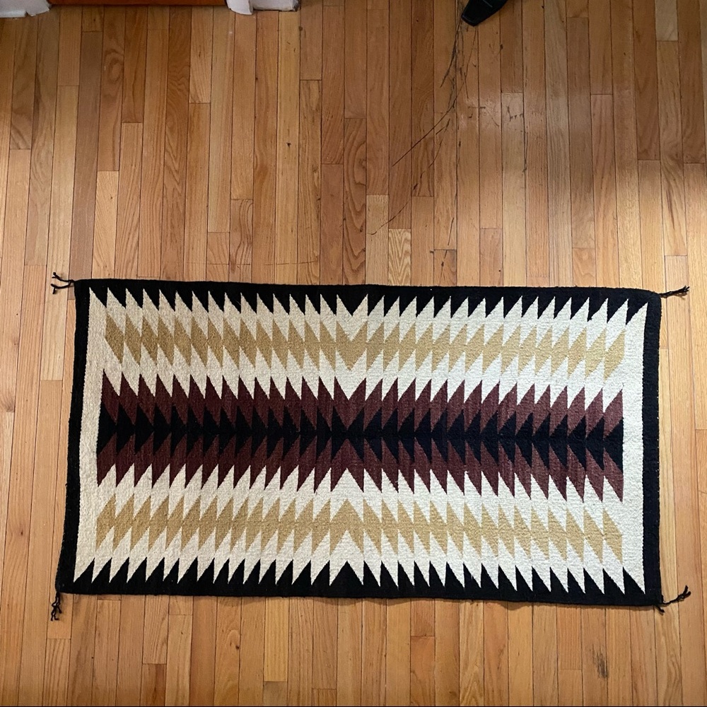 Woven Navajo rug